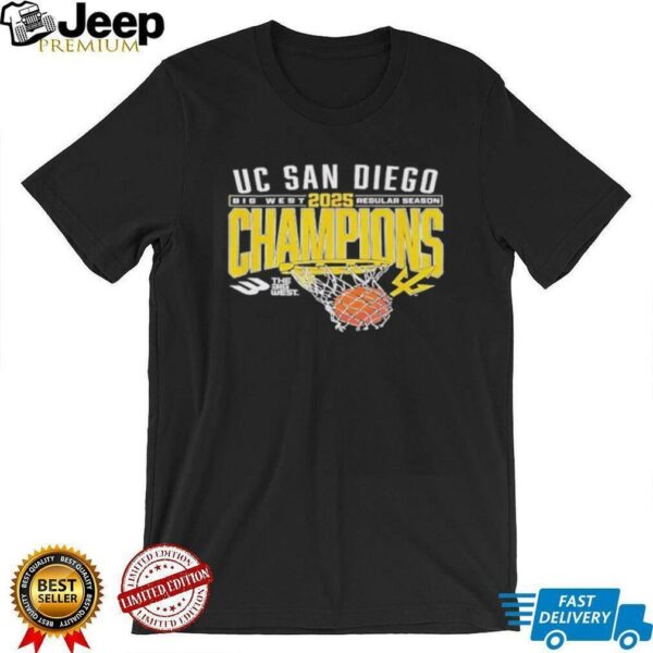 Uc San Diego Tritons 2025 Big West Regular Season Basketball Champions shirt
