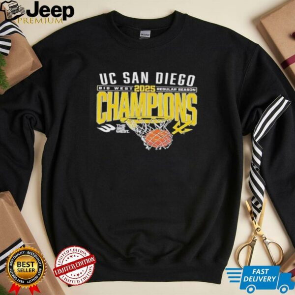 Uc San Diego Tritons 2025 Big West Regular Season Basketball Champions shirt