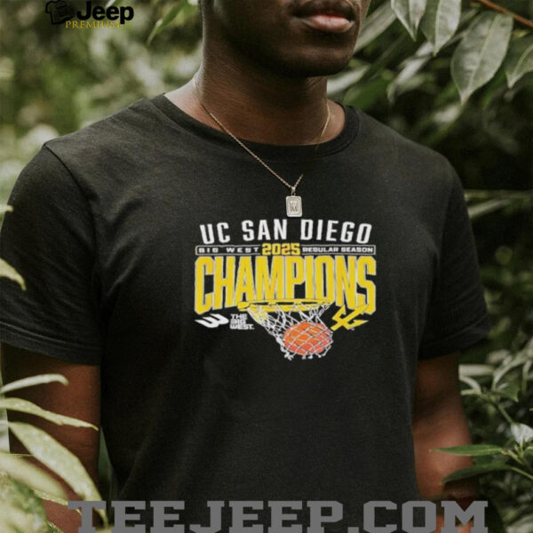Uc San Diego Tritons 2025 Big West Regular Season Basketball Champions shirt