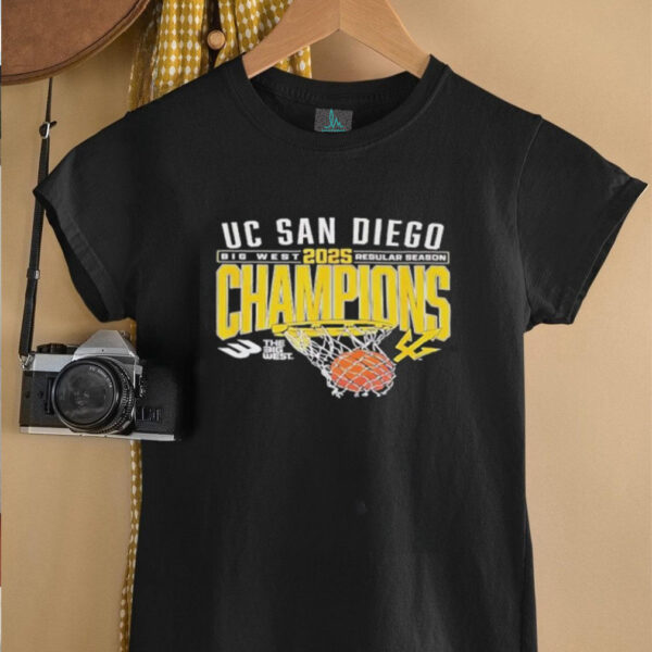 Uc San Diego Tritons 2025 Big West Regular Season Basketball Champions shirt