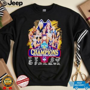 Uconn Huskies women’s Final Four 2025 national champions signatures player firework shirt