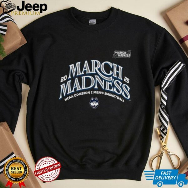 Uconn Men’s Basketball 2025 March Madness Bound T Shirt