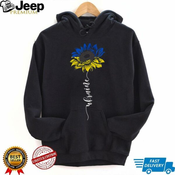 Ukraine Flag Sunflower Vintage Ukrainian Support Ukraine T Shirt