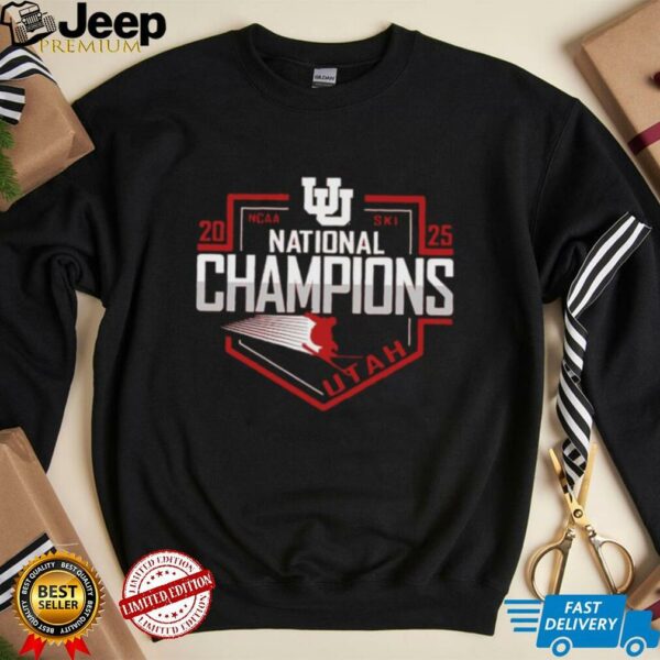 Utah Utes 2025 NCAA Skiing National Champions T Shirt