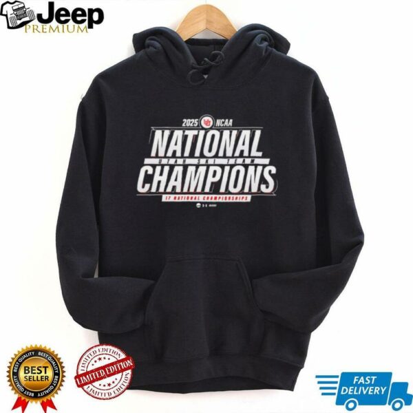 Utah Utes Team Back on Top 17th 2025 NCAA Skiing National Champions T Shirt