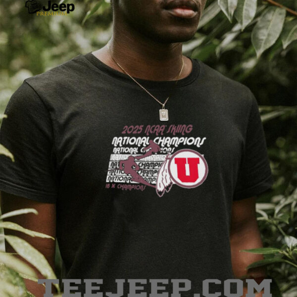 Utah Utes fanaticity 2025 NCAA Skiing Champions Victory shirt