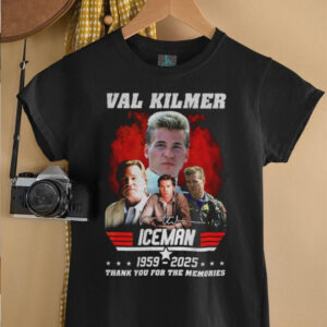 Val Kilmer Iceman 1959 2025 thank you for the memories signature shirt3