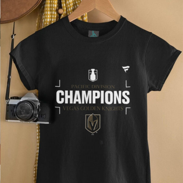 Vegas Golden Knights Fanatics 2025 Pacific Division Champions T Shirt