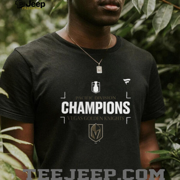 Vegas Golden Knights Fanatics 2025 Pacific Division Champions T Shirt