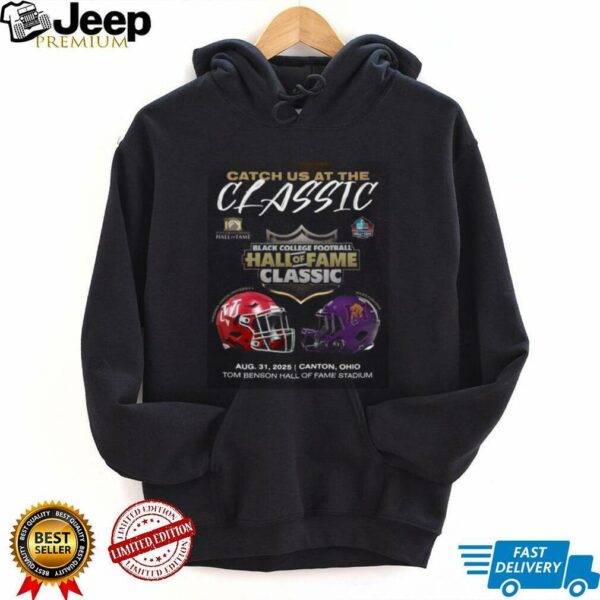 Virginia Union University Vs Miles College Catch Us At The Classic Black College Football Hall Of Fame Classic Aug 31 2025 Canton Ohio Helmet Poster T Shirt