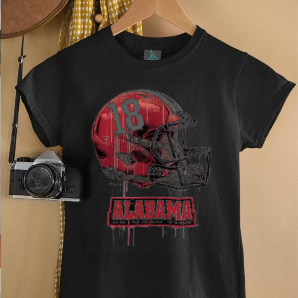 Vive La Fete Alabama Crimson Tide Infant Dripping Football Helmet T Shirt