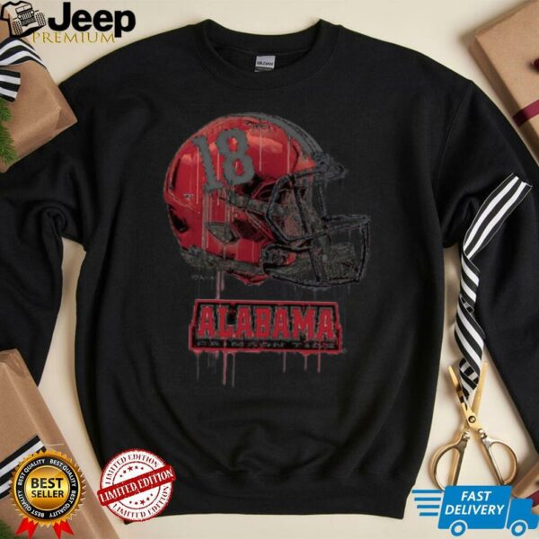 Vive La Fete Alabama Crimson Tide Infant Dripping Football Helmet T Shirt