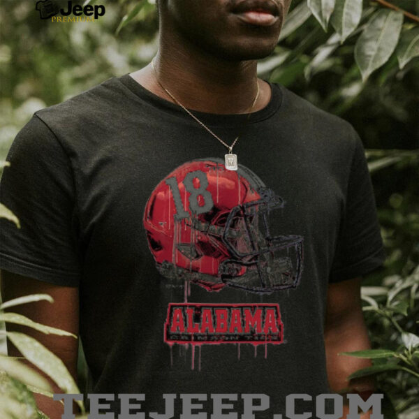 Vive La Fete Alabama Crimson Tide Infant Dripping Football Helmet T Shirt