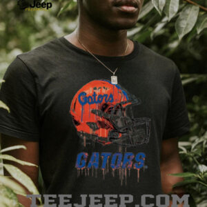 Vive La Fete Florida Gators Infant Dripping Football Helmet T Shirt3