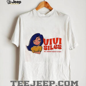 Vivi Siles All About Geeky Stuff girl cartoon shirt0