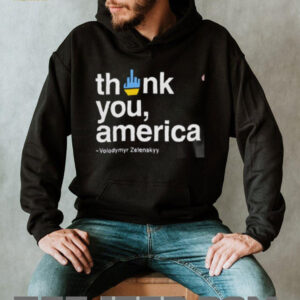 Volodymyr Zelensky Fuck Thank You America Unisex T shirt4