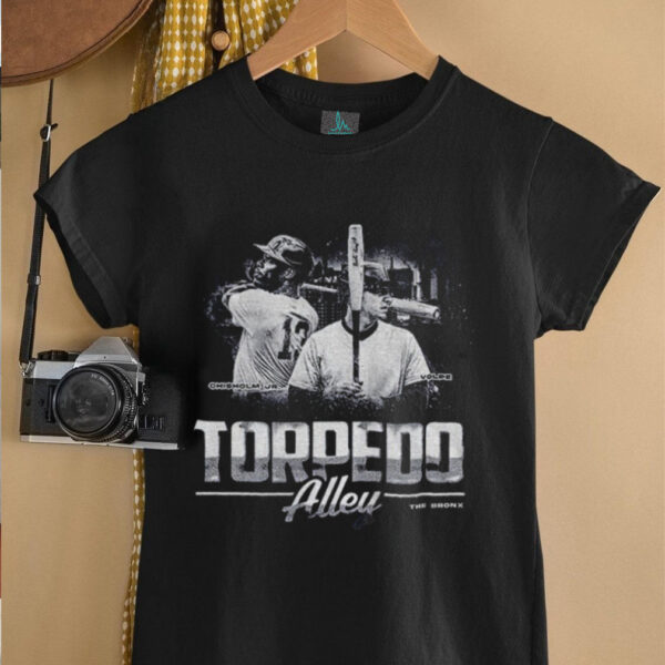 Volpe and Chisholm Jr Torpedo New York Yankees The Bronx Alley Torpedo bats shirt