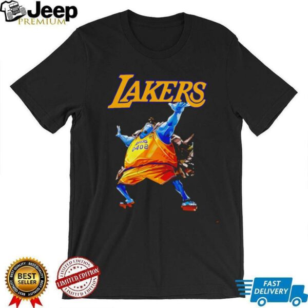 One Piece Jinbe Los Angeles Lakers NBA shirt