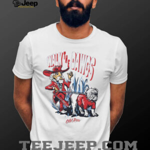 Walk The Dawgs Georgia Bulldogs Vs. Ole Miss Rebels Graphic...