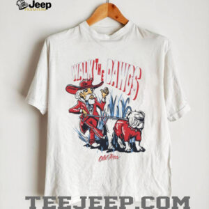 Walk The Dawgs Georgia Bulldogs Vs. Ole Miss Rebels Graphic T shirt2