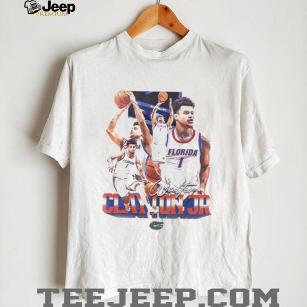 Walter Clayton Jr. Florida Gators Player Collage shirt