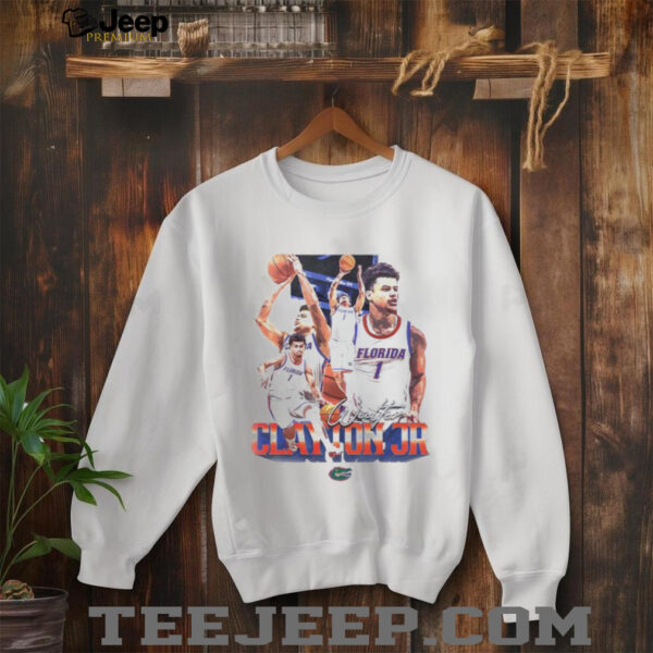 Walter Clayton Jr. Florida Gators Player Collage shirt