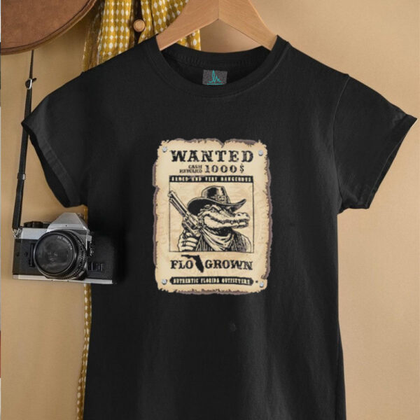Wanted cash reward 1000 armed and very dangerous shirt