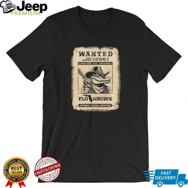 Wanted cash reward 1000 armed and very dangerous shirt