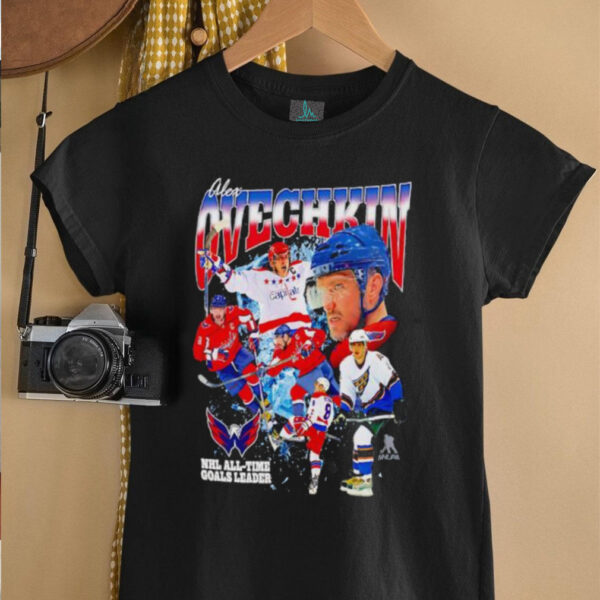 Washington Capitals Alexander Ovechkin NHL All Time Leading Goal Scorer Graphic shirt