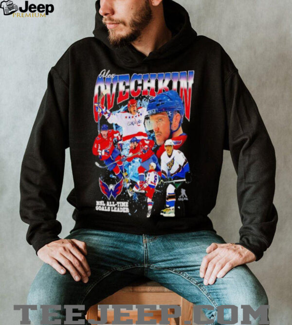 Washington Capitals Alexander Ovechkin NHL All Time Leading Goal Scorer Graphic shirt