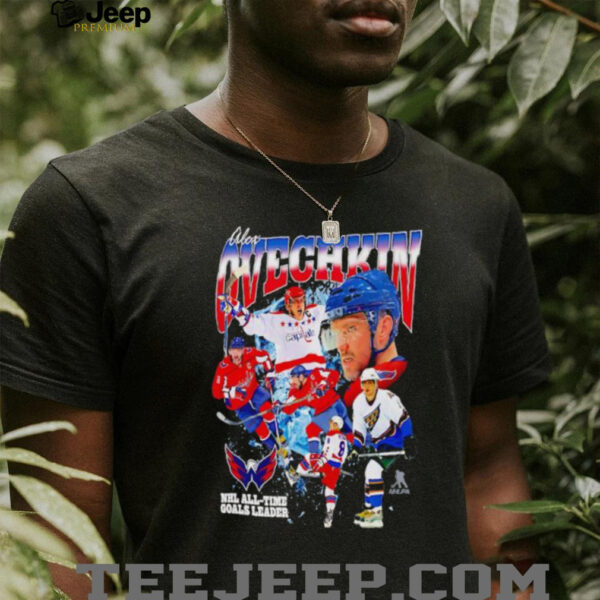 Washington Capitals Alexander Ovechkin NHL All Time Leading Goal Scorer Graphic shirt