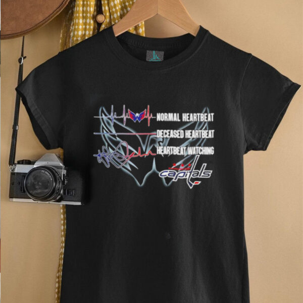 Washington Capitals heartbeat watching shirt