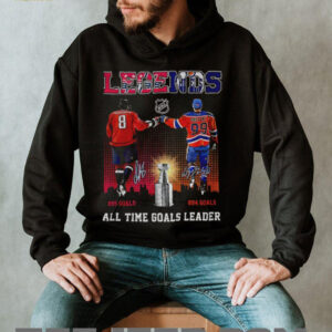 Wayne Gretzky 894 and Alex Ovechkin 895 legends all time goals leader signature shirt2
