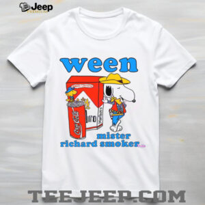 Ween Mister Richard Smoker Snoopy Cowboy Shirt