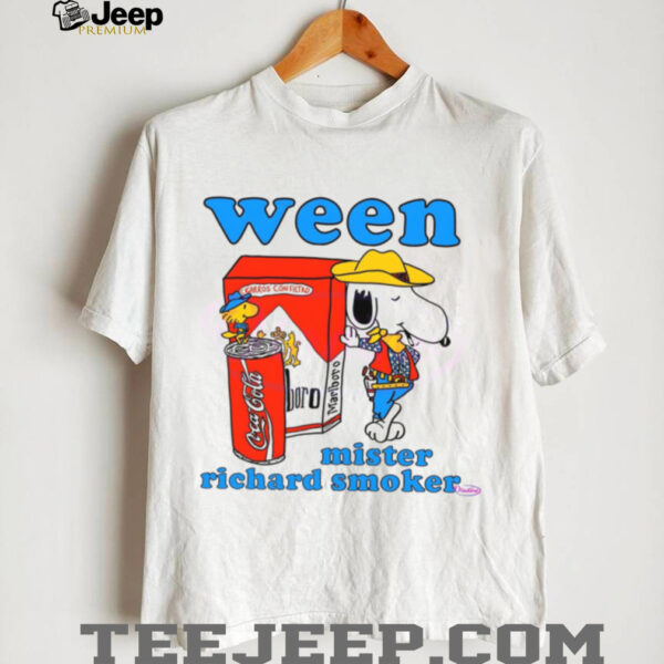 Ween Mister Richard Smoker Snoopy Cowboy Shirt
