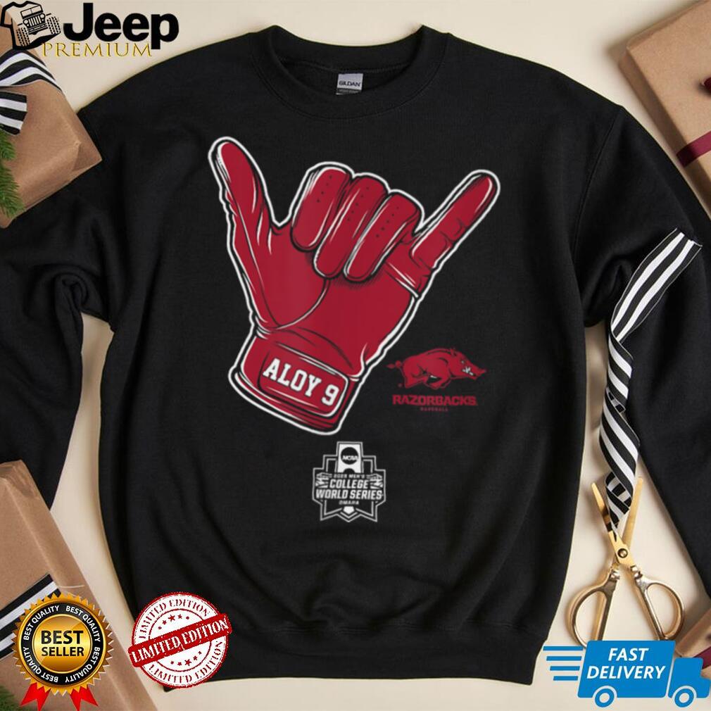 Wehiwa Aloy   CWS Shaka   Arkansas Baseball   NCAA T Shirt Wehiwa Aloy   CWS Shaka   Arkansas Baseball   NCAA T Shirt