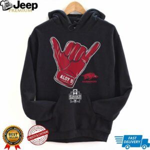 Wehiwa Aloy CWS Shaka Arkansas Baseball NCAA T Shirt