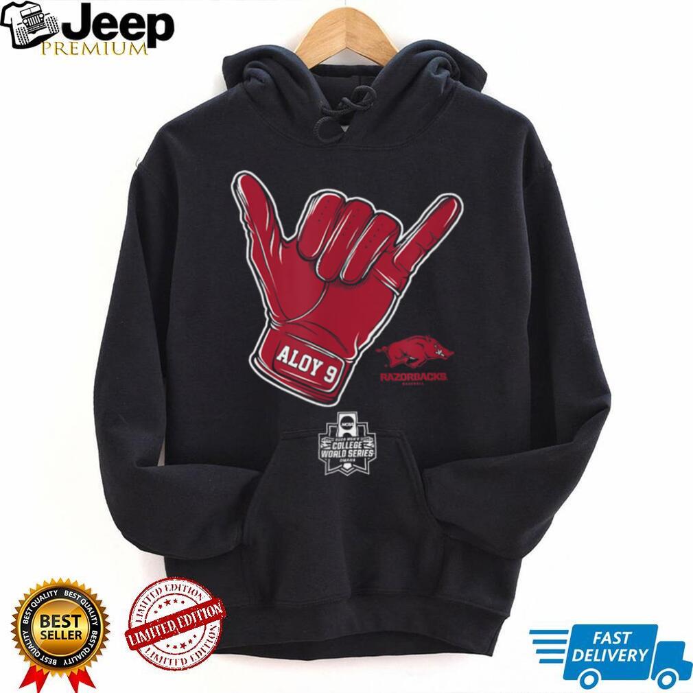 Wehiwa Aloy   CWS Shaka   Arkansas Baseball   NCAA T Shirt Wehiwa Aloy   CWS Shaka   Arkansas Baseball   NCAA T Shirt