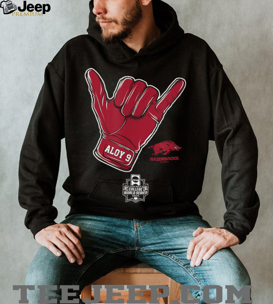 Wehiwa Aloy   CWS Shaka   Arkansas Baseball   NCAA T Shirt Wehiwa Aloy   CWS Shaka   Arkansas Baseball   NCAA T Shirt