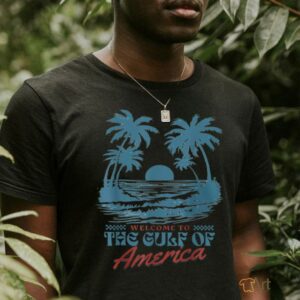 Welcome To Americas Gulf Beach Retro Gulf Of USA America T Shirt2