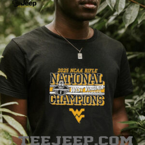 West Virginia Mountaineers 2025 NCAA Rifle National Champions shirt