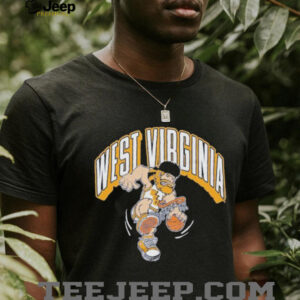 West Virginia Mountaineers Dunking Mascot T shirts