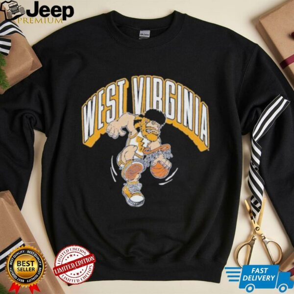 West Virginia Mountaineers Dunking Mascot T shirts