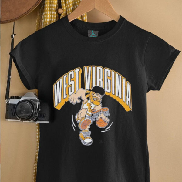 West Virginia Mountaineers Dunking Mascot T shirts