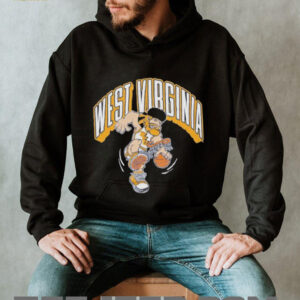 West Virginia Mountaineers Dunking Mascot T shirts4
