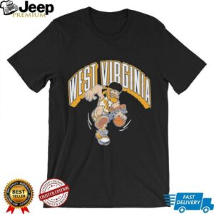 West Virginia Mountaineers Dunking Mascot T shirts5