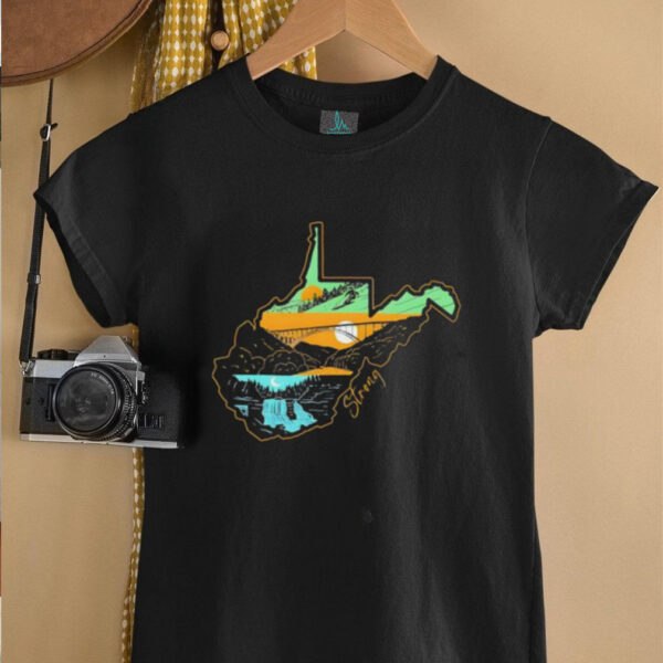 West Virginia strong take me home country roads print shirt
