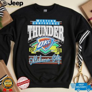 Western Conference Oklahoma City Thunder 2008 shirt