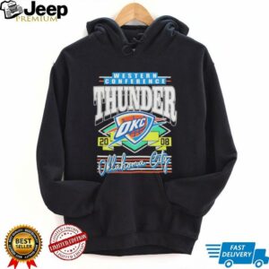 Western Conference Oklahoma City Thunder 2008 shirt