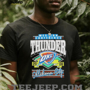 Western Conference Oklahoma City Thunder 2008 shirt